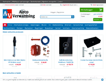 Tablet Screenshot of airco-verwarming.nl